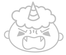 せつぶんのおにのぬりえ