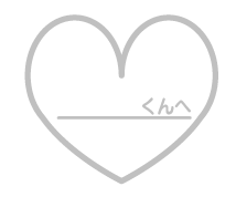バレンタインのぬりえ